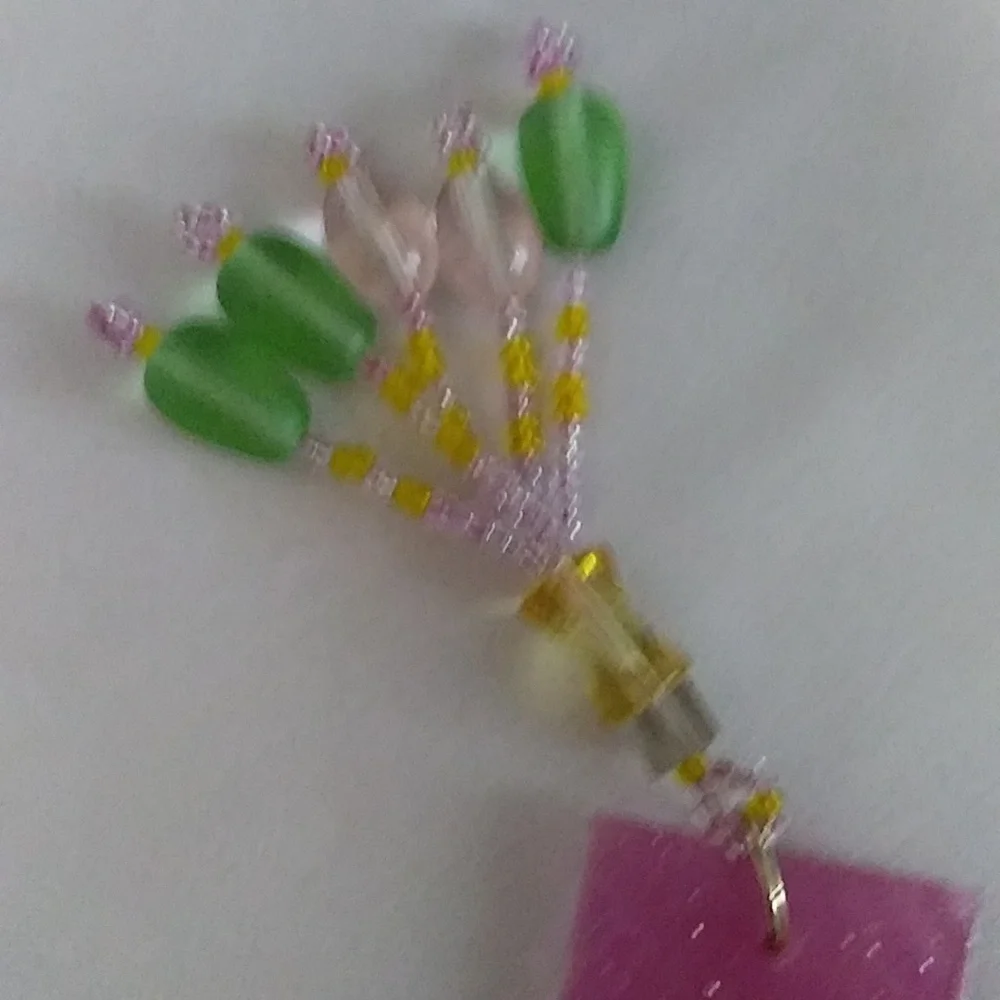 New Bookmark with Glass Beaded Tassel